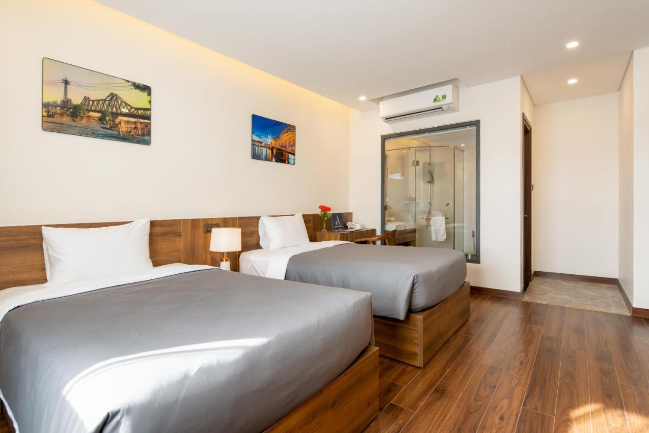 Avenis Hotel Da Nang Bagian luar foto